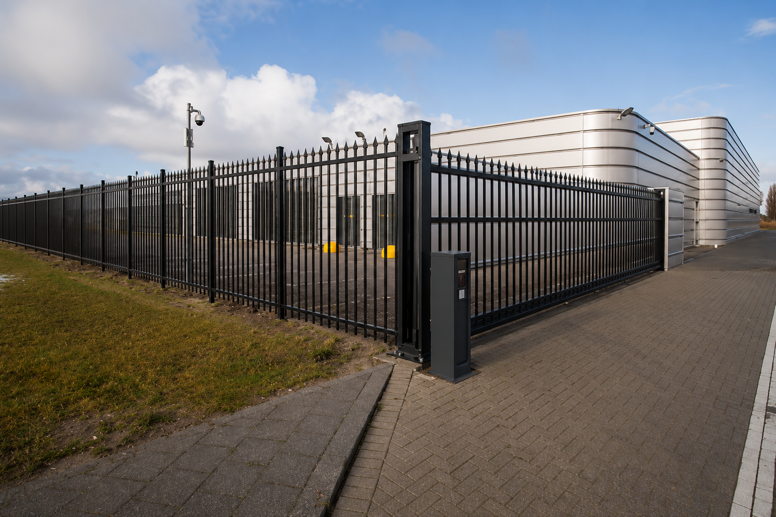 Industrial Spear Top Security Fencing