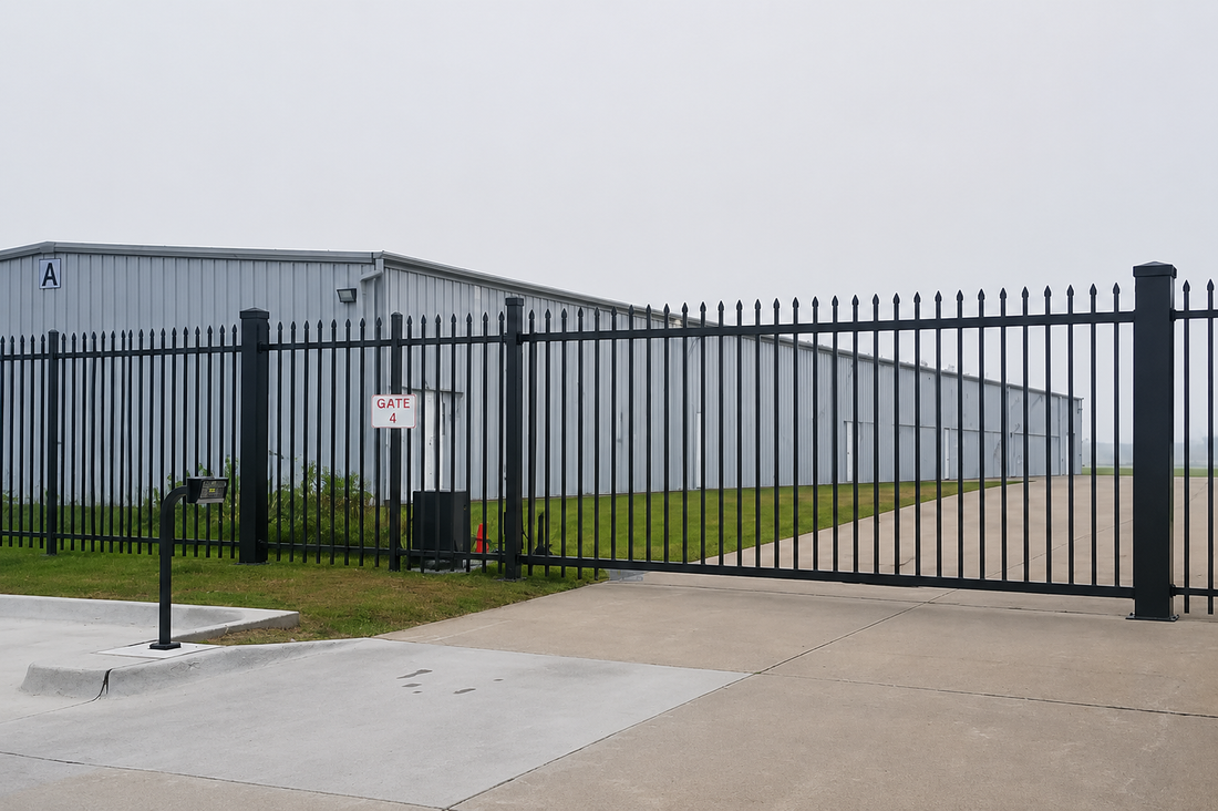 Industrial Spear Top Security Fencing