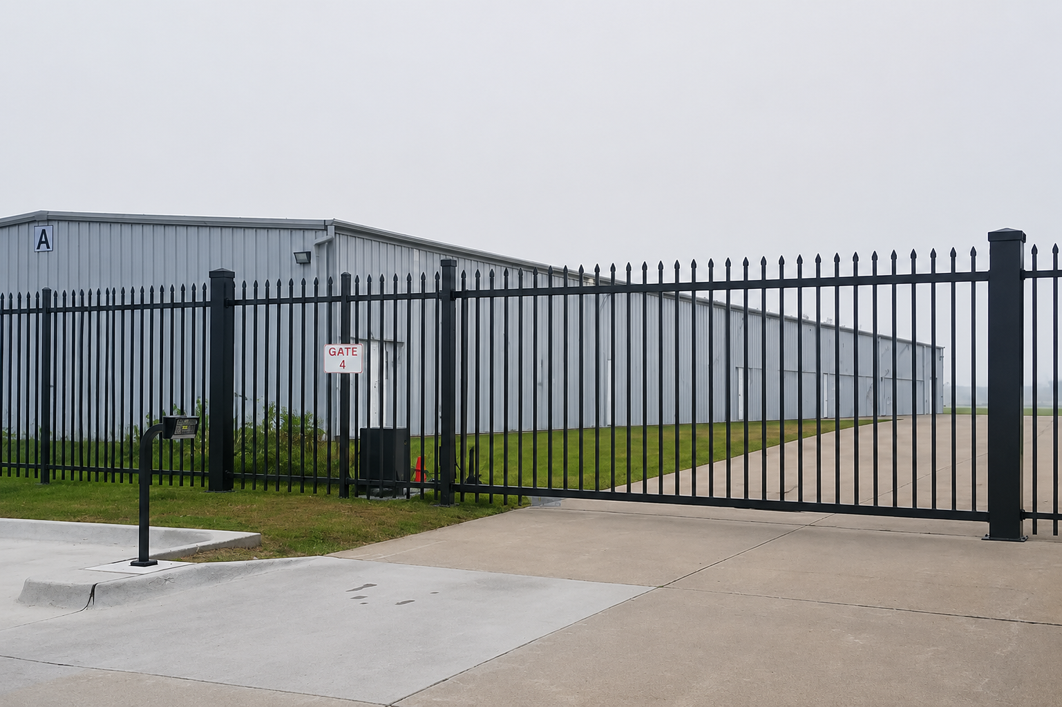 Industrial Spear Top Security Fencing