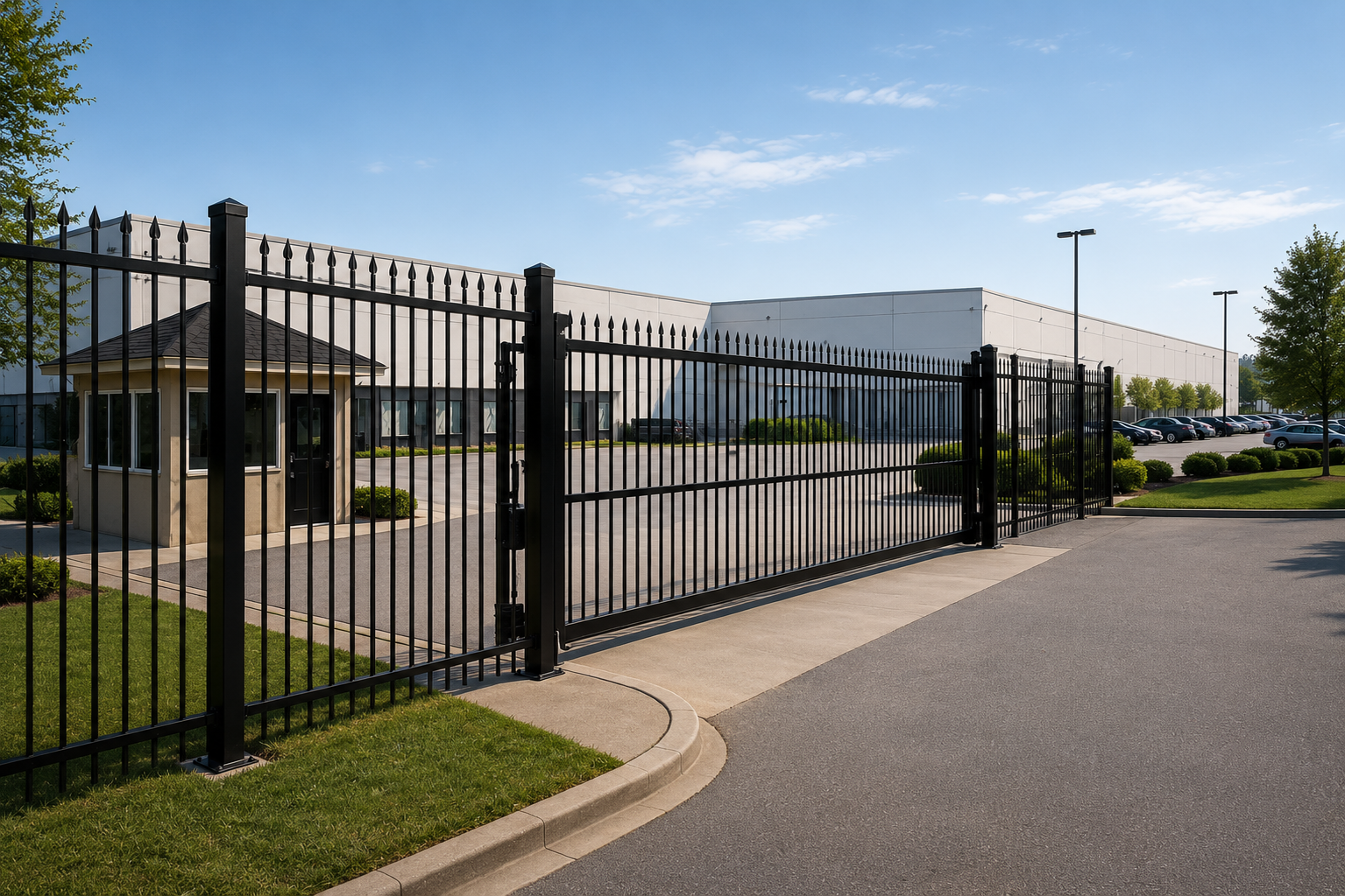 Industrial Spear Top Security Fencing