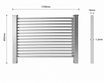 DIY Aluminium Slat Panel